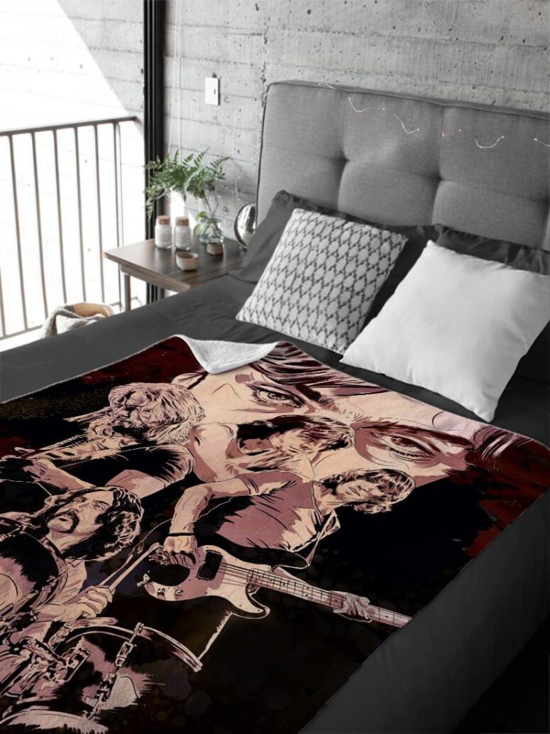 Pink Floyd The Legend Of Rock Velveteen Plush Blanket