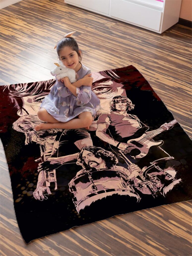 Pink Floyd The Legend Of Rock Velveteen Plush Blanket
