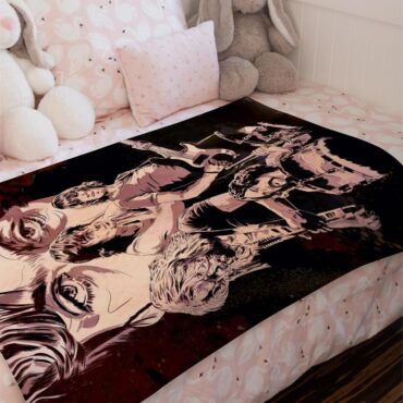 Pink Floyd The Legend Of Rock Velveteen Plush Blanket