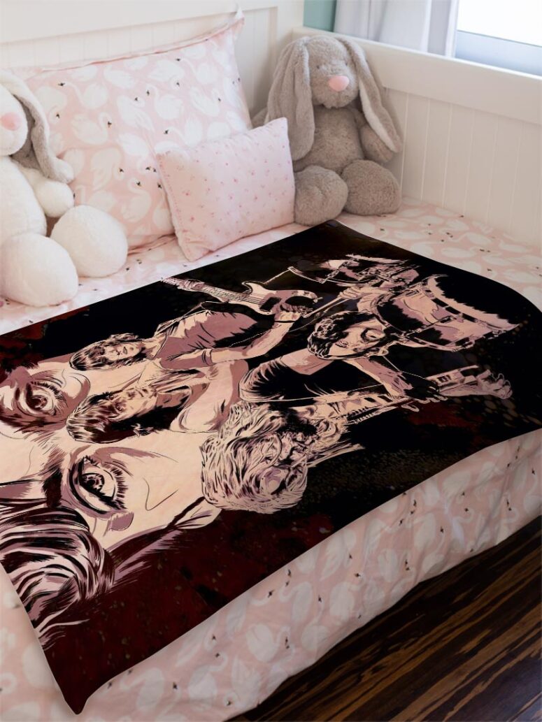 Pink Floyd The Legend Of Rock Velveteen Plush Blanket