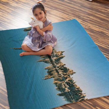 Mono Lake Wish You Were Here, Diver, Album Inner Sleeve Pink Floyd Velveteen Plush Blanket