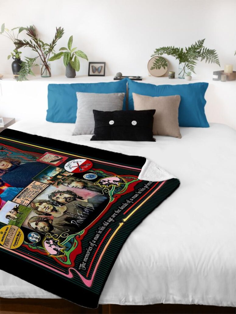 Pink Floyd FAN Tribute Velveteen Plush Blanket Pink Floyd FAN Tribute Velveteen Plush Blanket