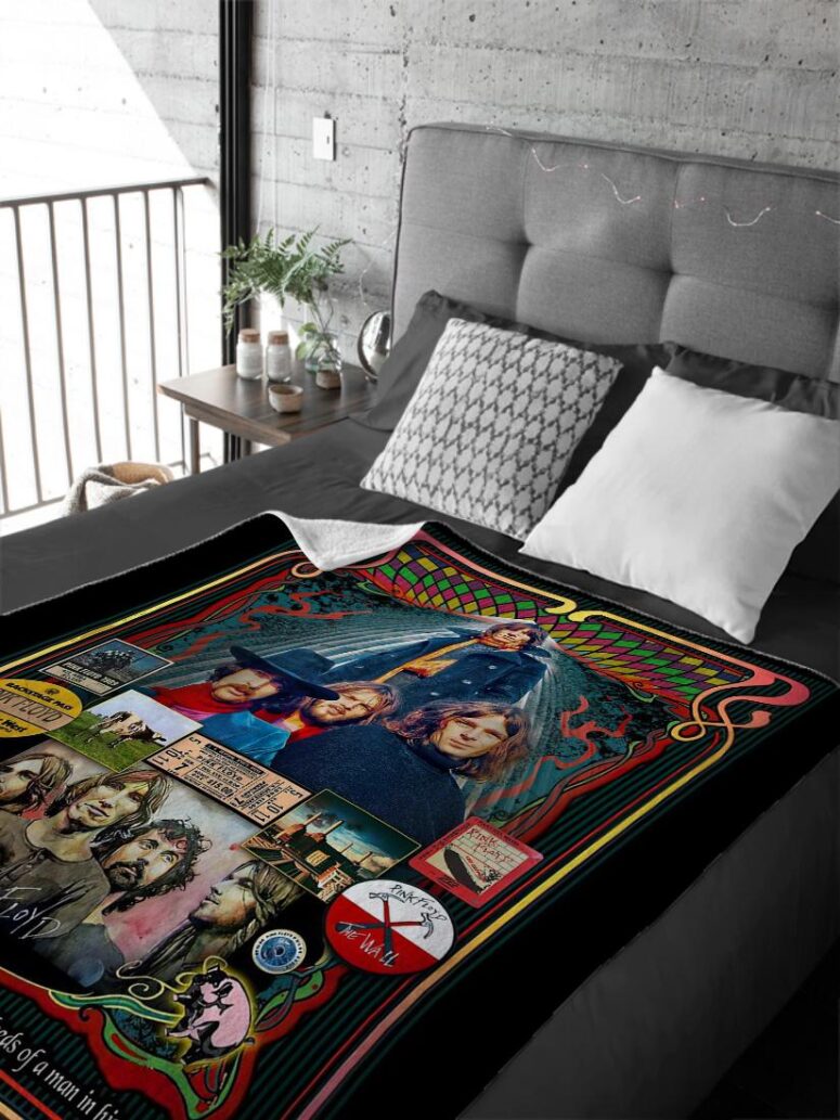 Pink Floyd FAN Tribute Velveteen Plush Blanket Pink Floyd FAN Tribute Velveteen Plush Blanket