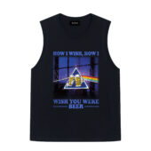 Pink Floyd How I Wish How I Wish You Were Beer Front Tank Black - OtherBrick