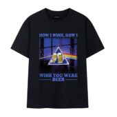 Pink Floyd How I Wish How I Wish You Were Beer Front Tshirt Black - OtherBrick