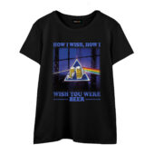 Pink Floyd How I Wish How I Wish You Were Beer Front Wtee Black - OtherBrick
