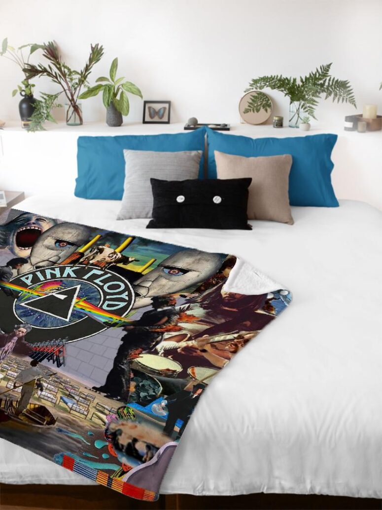 Pink Floyd Icons FAN Art Velveteen Plush Blanket
