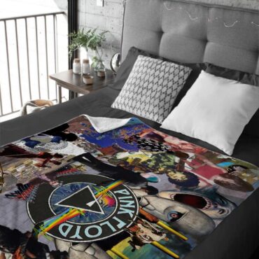 Pink Floyd Icons FAN Art Velveteen Plush Blanket