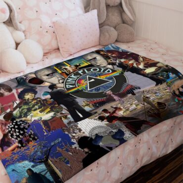 Pink Floyd Icons FAN Art Velveteen Plush Blanket