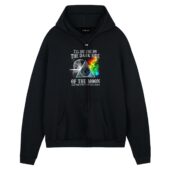 Pink Floyd I’ll See You On The Dark Side Of The Moon Matter Of Fact It’s All Dark Front Hoodie Black - OtherBrick