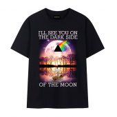 Pink Floyd I’ll See You On The Dark Side Of The Moon Front Tshirt Black - OtherBrick