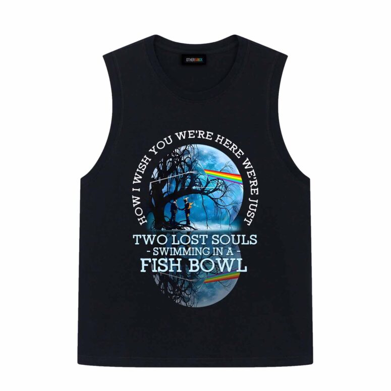 Pink Floyd Lake Reflection How I Wish You Were Here We’re Just Two Lost Souls Swimming In A Fish Bowl Shirt