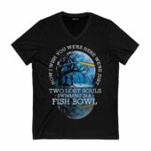 Pink Floyd Lake Reflection How I Wish You Were Here Front Vneck Black - OtherBrick