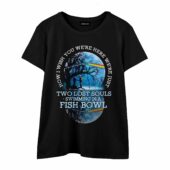 Pink Floyd Lake Reflection How I Wish You Were Here Front Wtee Black - OtherBrick