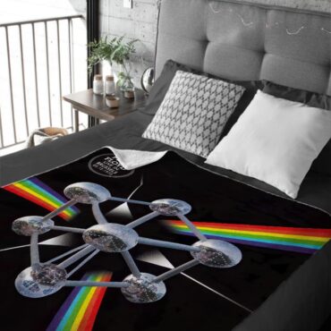 Pink Floyd Live In Brussels Velveteen Plush Blanket