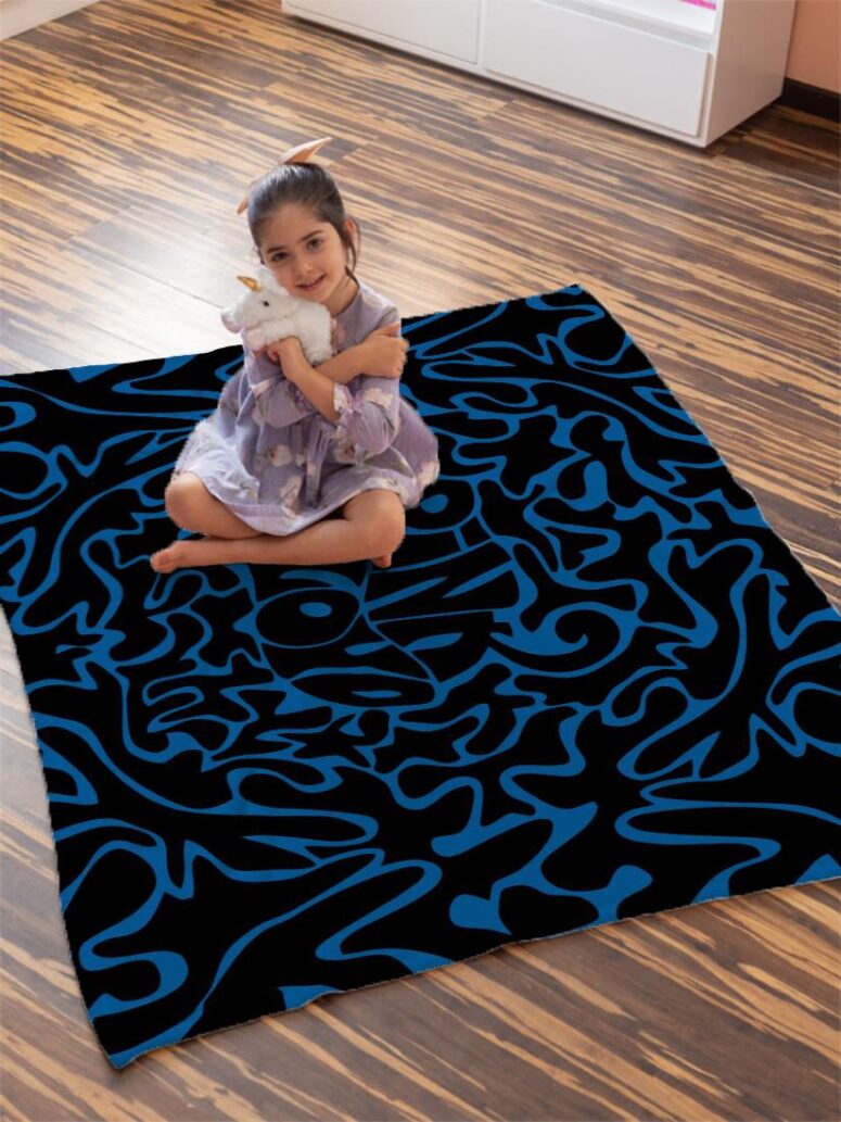 Pink Floyd Logo Cosmic psychedelic Art Velveteen Plush Blanket Pink Floyd Logo Cosmic psychedelic Art Velveteen Plush Blanket