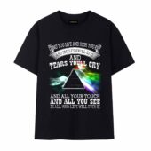 Pink Floyd Long You Live And High You Fly Front Tshirt Black - OtherBrick