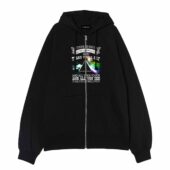 Pink Floyd Long You Live And High You Fly Front Ziphoodie Black - OtherBrick