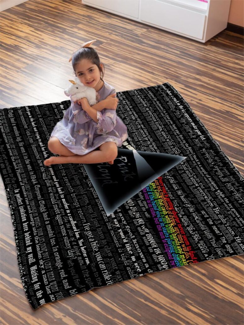 Pink Floyd Lyric Collage Prism Vintage Velveteen Plush Blanket Pink Floyd Lyric Collage Prism Vintage Velveteen Plush Blanket
