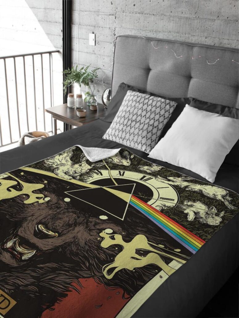 Pink Floyd October 13 1973 Vienna Austria Velveteen Plush Blanket Pink Floyd October 13 1973 Vienna Austria Velveteen Plush Blanket
