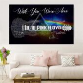 Pink Floyd Poster – Wish You Were Here With Guitar Typography And Signatures 1piece2 - OtherBrick