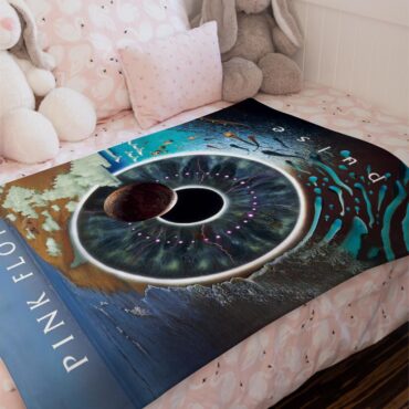 Pink Floyd Pulse Poster Velveteen Plush Blanket