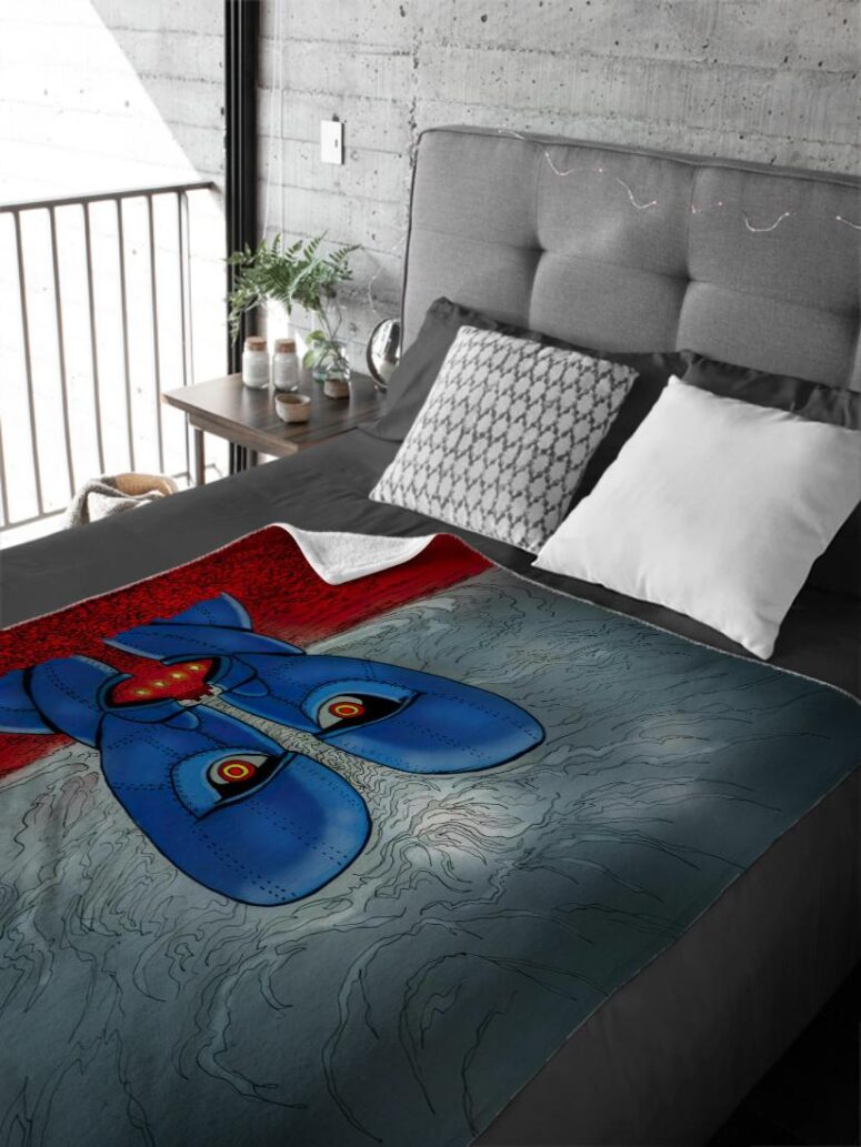 Pink Floyd Roses Division Bell Velveteen Plush Blanket Pink Floyd Roses Division Bell Velveteen Plush Blanket
