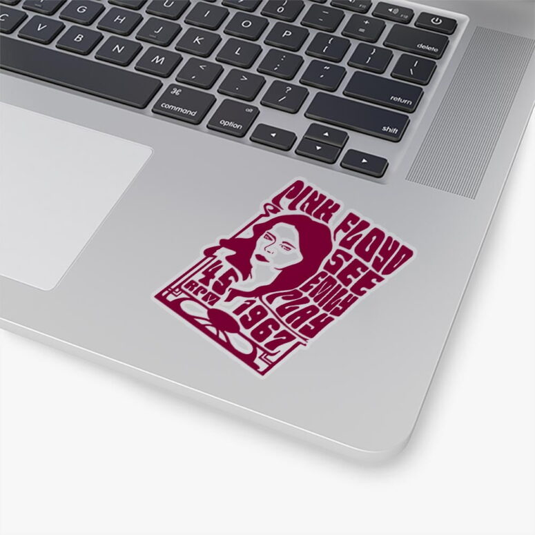 Pink Floyd See emily play 1967 Kiss Cut Stickers Pink Floyd See emily play 1967 Kiss Cut Stickers