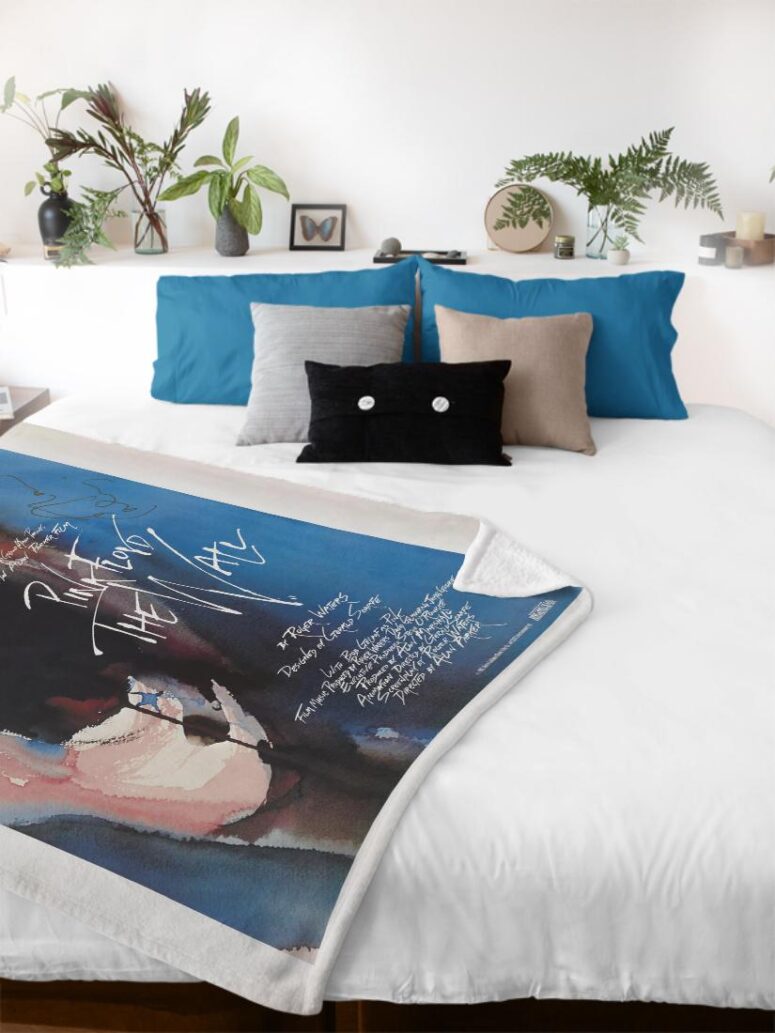 Pink Floyd The Wall 1982 Art Velveteen Plush Blanket Pink Floyd The Wall 1982 Art Velveteen Plush Blanket
