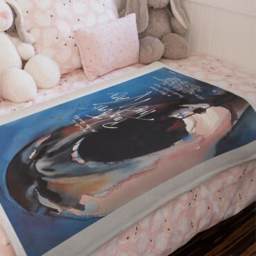 Pink Floyd The Wall 1982 Art Velveteen Plush Blanket