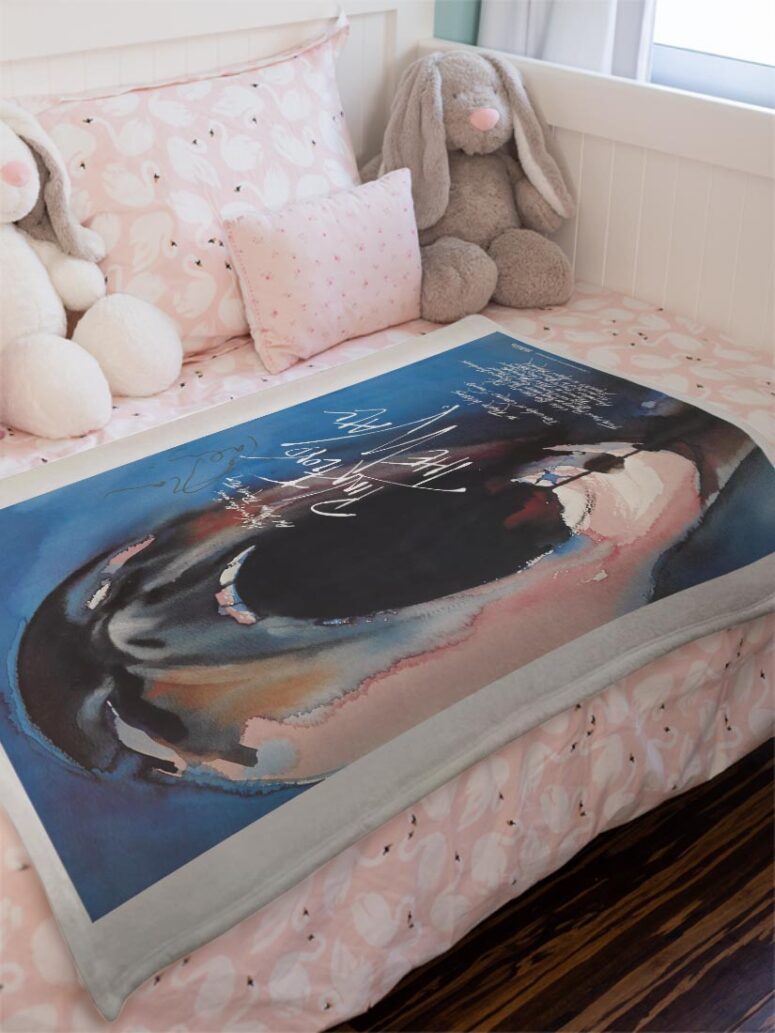 Pink Floyd The Wall 1982 Art Velveteen Plush Blanket Pink Floyd The Wall 1982 Art Velveteen Plush Blanket