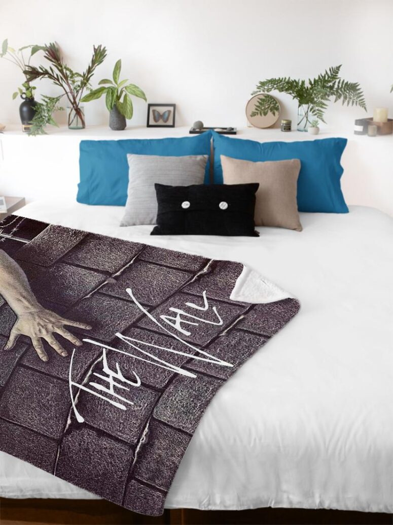 Pink Floyd Escape from The Wall Velveteen Plush Blanket Pink Floyd Escape from The Wall Velveteen Plush Blanket