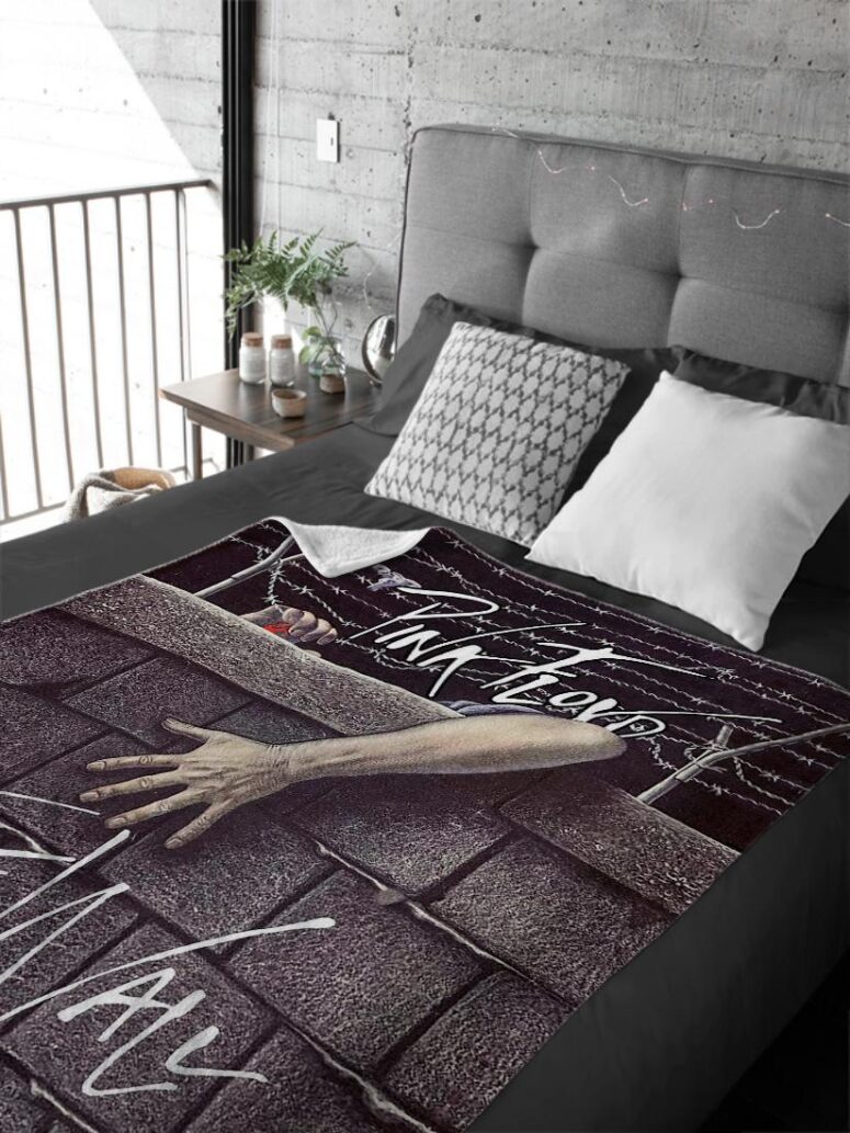 Pink Floyd Escape from The Wall Velveteen Plush Blanket Pink Floyd Escape from The Wall Velveteen Plush Blanket