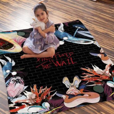 Pink Floyd The Wall Immersion Velveteen Plush Blanket