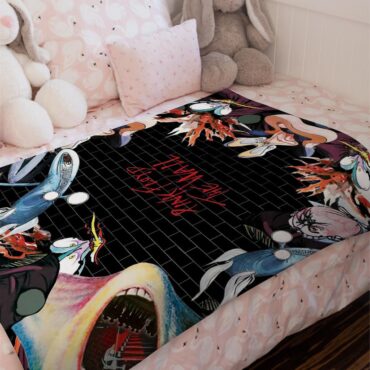 Pink Floyd The Wall Immersion Velveteen Plush Blanket
