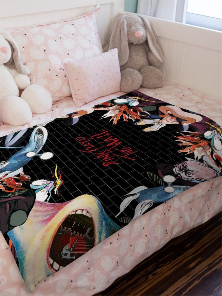 Pink Floyd The Wall Immersion Velveteen Plush Blanket