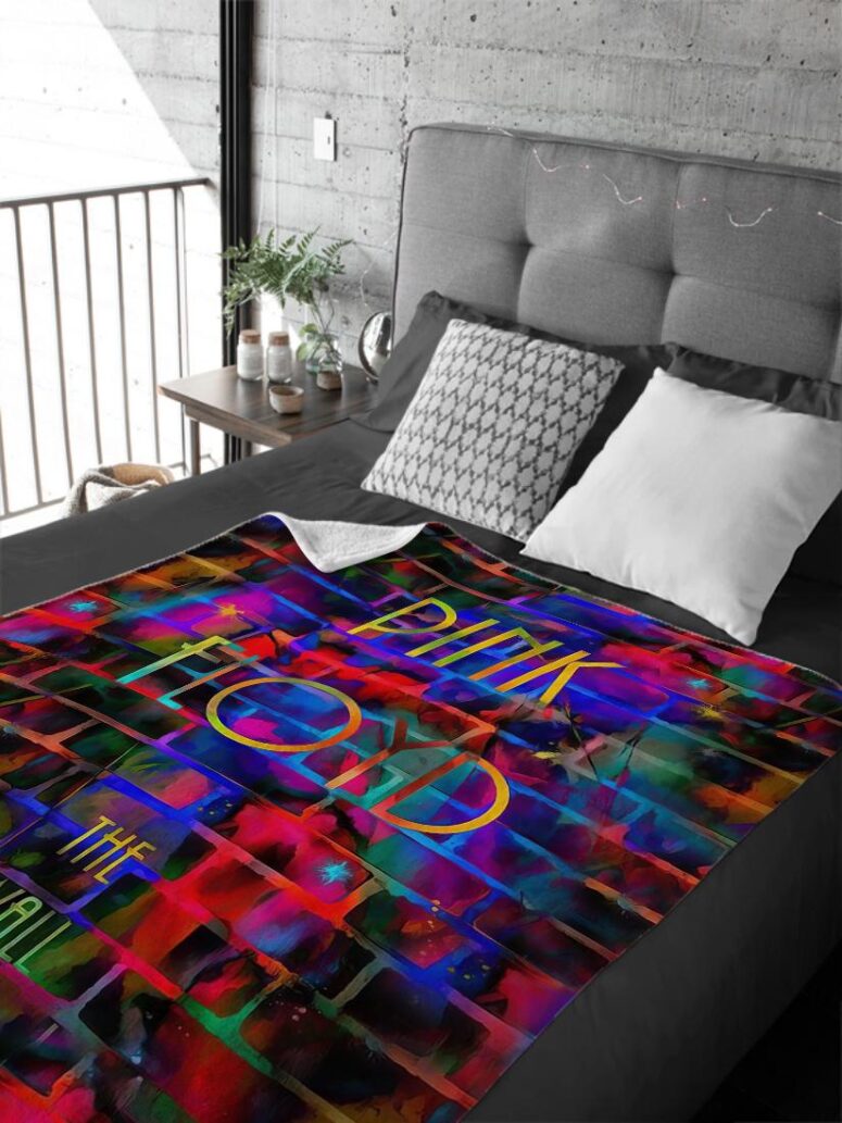 Pink Floyd The Wall Water Painting Velveteen Plush Blanket
