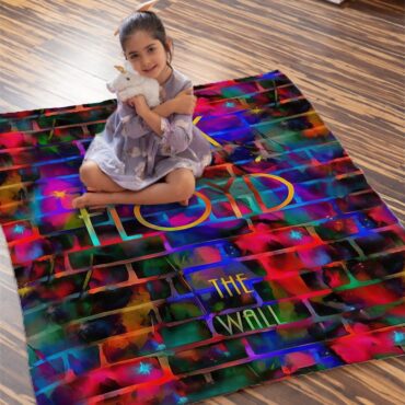 Pink Floyd The Wall Water Painting Velveteen Plush Blanket