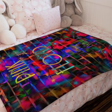 Pink Floyd The Wall Water Painting Velveteen Plush Blanket