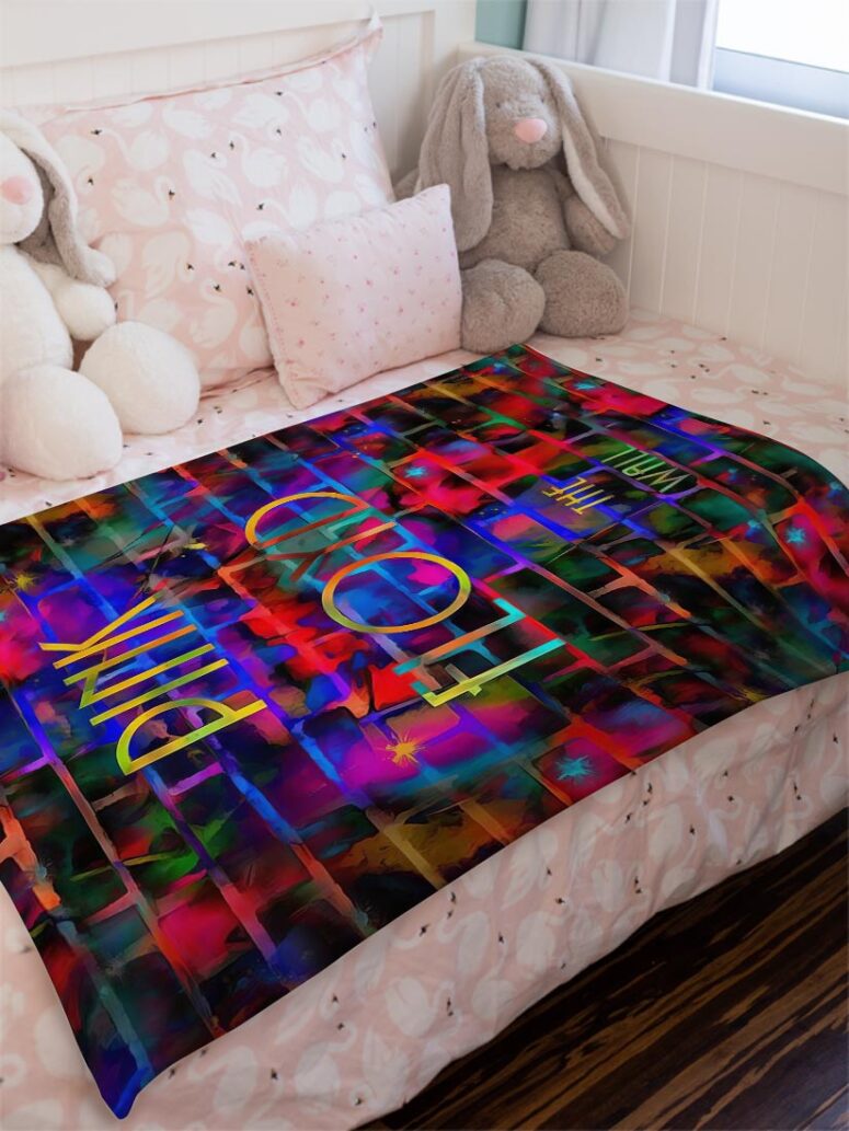 Pink Floyd The Wall Water Painting Velveteen Plush Blanket