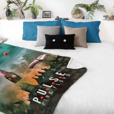 Power of Pulse Pink Floyd Velveteen Plush Blanket