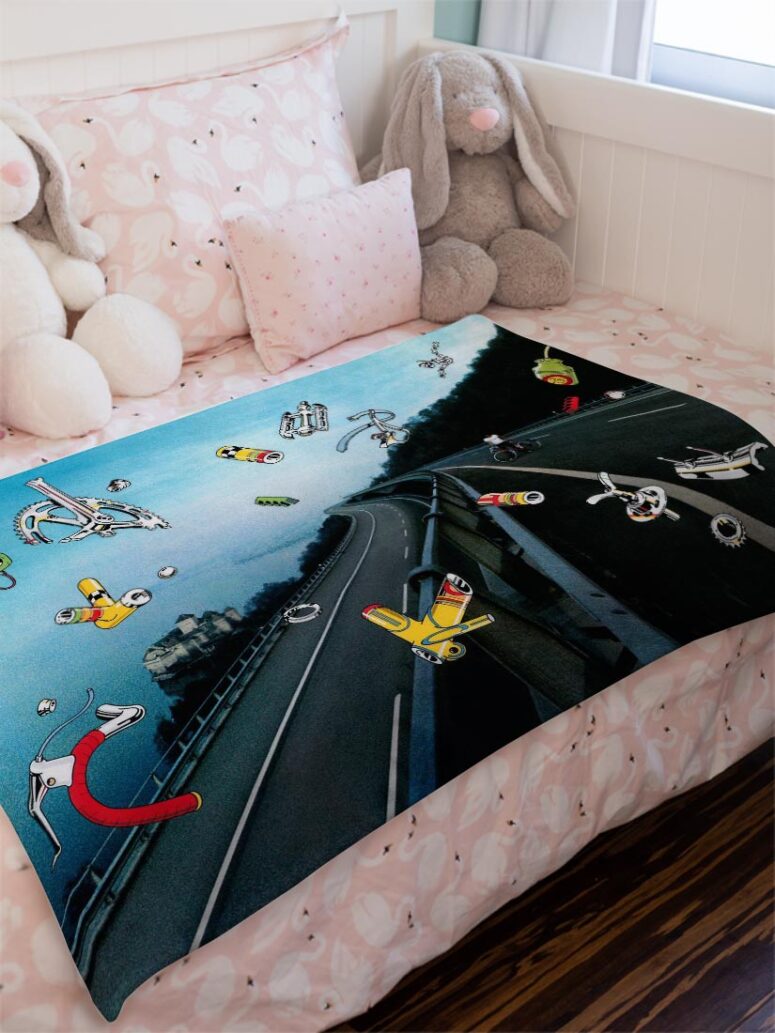 Pulse and Spirit 1975 Wish You Were Here Tour Pink Floyd Velveteen Plush Blanket Pulse and Spirit 1975 Wish You Were Here Tour Pink Floyd Velveteen Plush Blanket