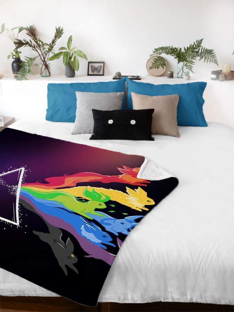 Eeve Evolution Dark Side Of The Moon Pokemon Pink Floyd Shirt