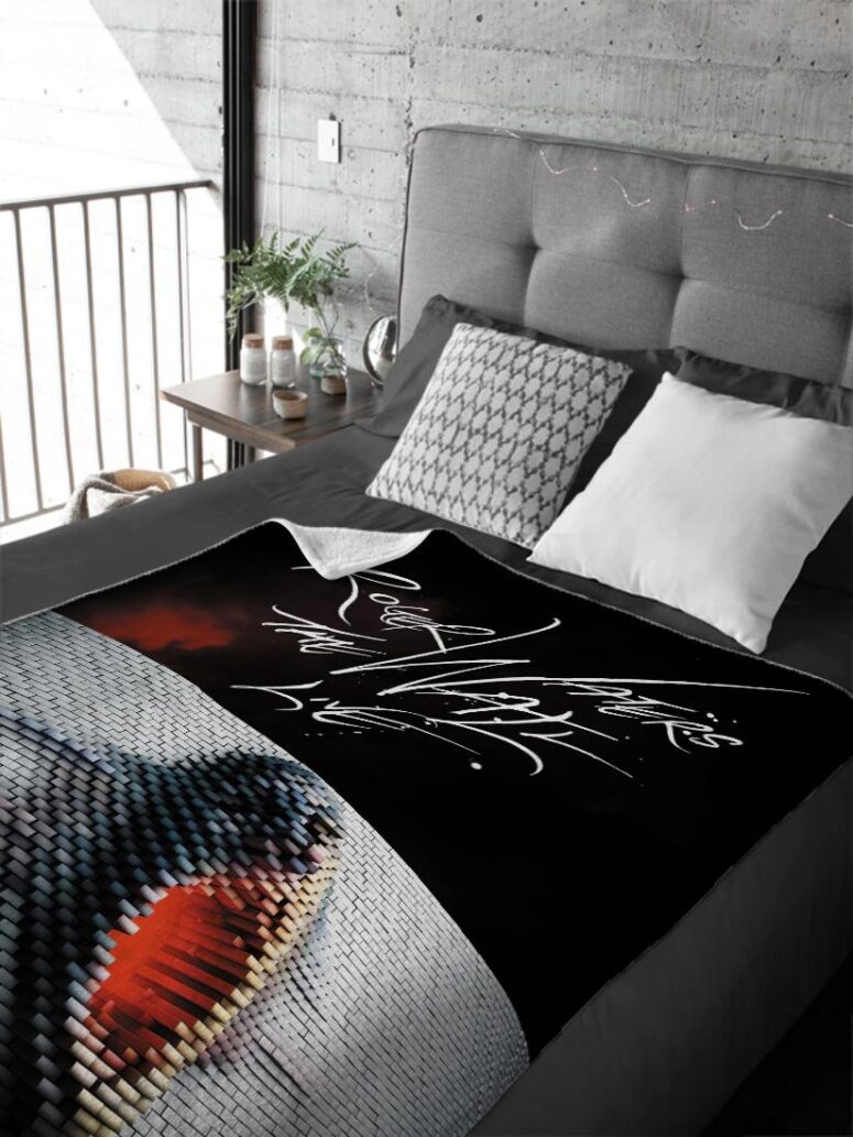 Roger Water The Wall Live Pink Floyd Velveteen Plush Blanket