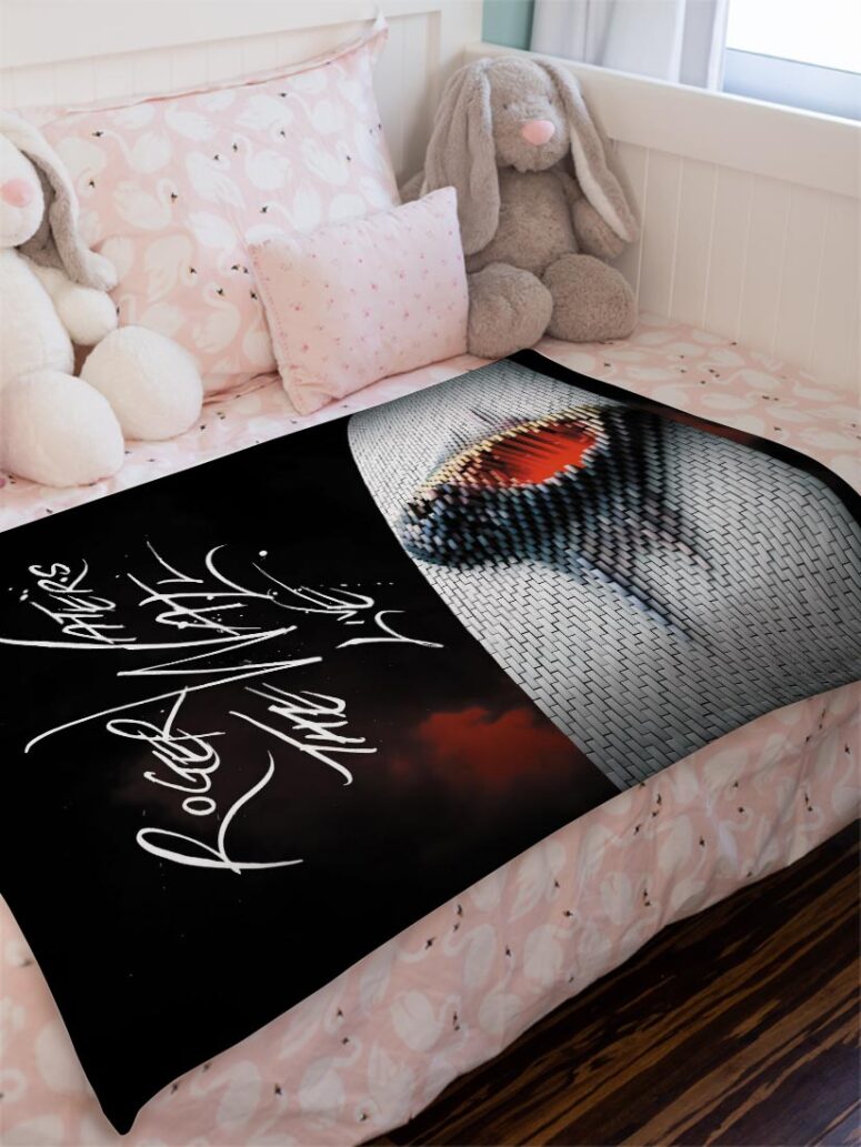 Roger Water The Wall Live Pink Floyd Velveteen Plush Blanket