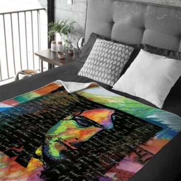 Shine on You Crazy Diamond Lyric Syd Barrett Pink Floyd Velveteen Plush Blanket