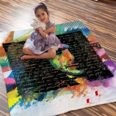 Shine on You Crazy Diamond Lyric Syd Barrett Pink Floyd Velveteen Plush Blanket