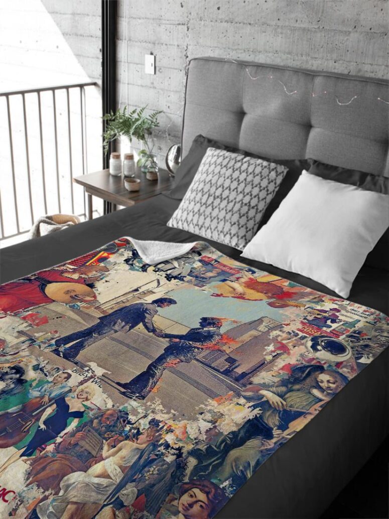 Some Like It Burning Pink Floyd Velveteen Plush Blanket Some Like It Burning Pink Floyd Velveteen Plush Blanket
