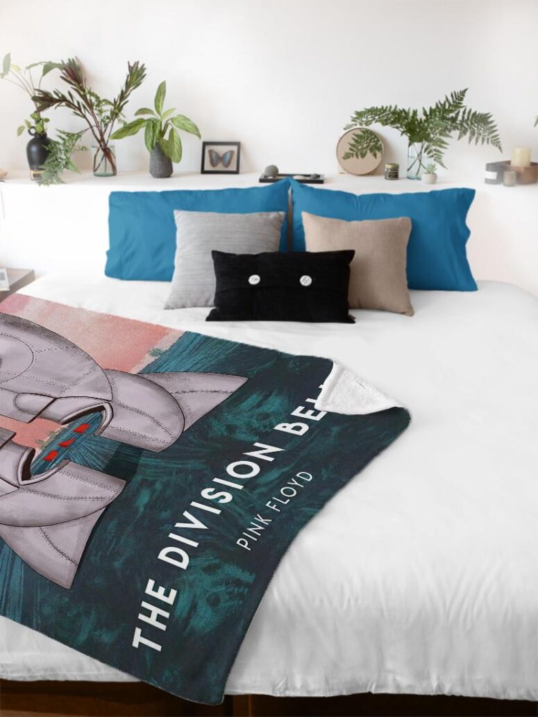 The Division Bell Illustration Pink Floyd Velveteen Plush Blanket The Division Bell Illustration Pink Floyd Velveteen Plush Blanket
