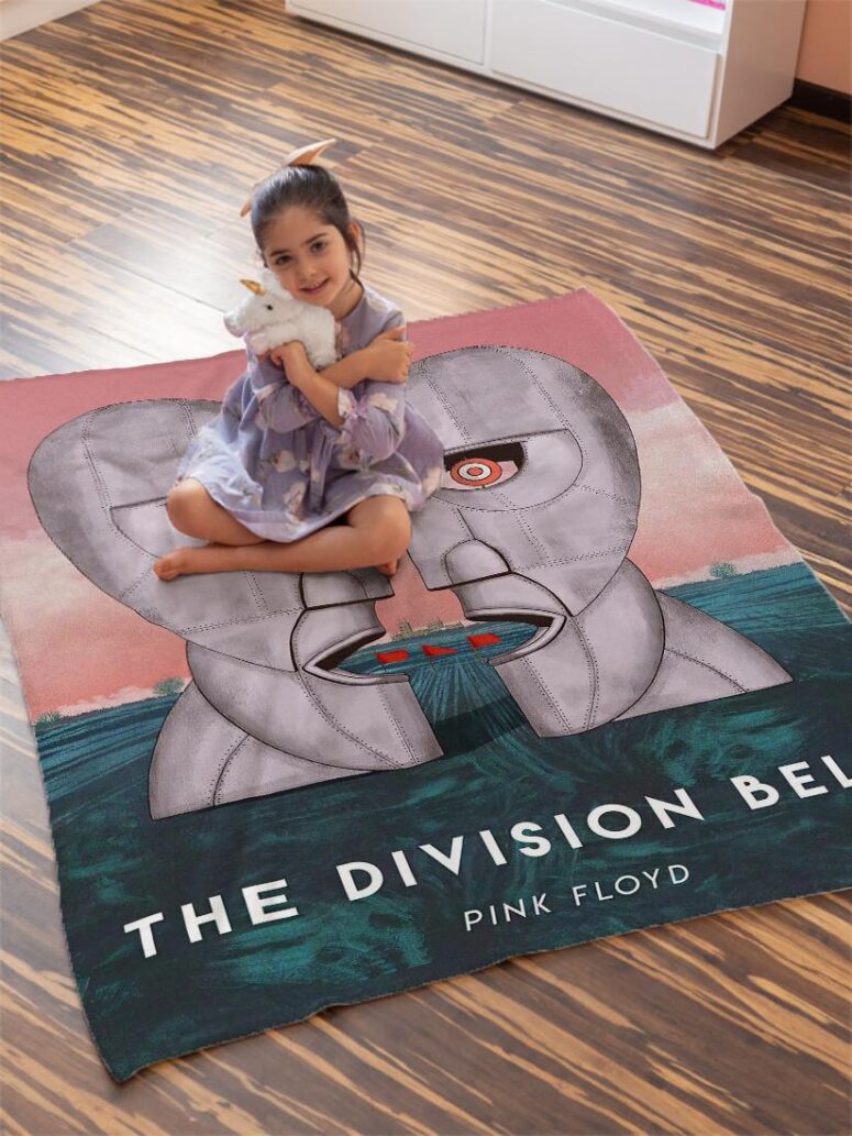 The Division Bell Illustration Pink Floyd Velveteen Plush Blanket The Division Bell Illustration Pink Floyd Velveteen Plush Blanket